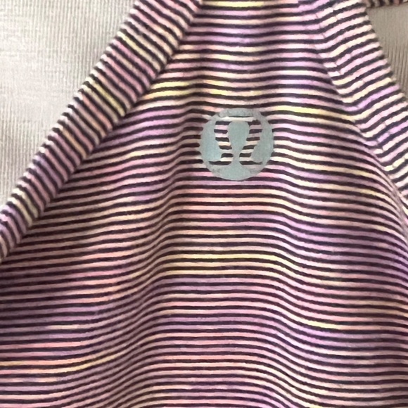 Lululemon Power Y Tank Luon Wee Are From Space Vintage Pink Size 6 EUC - Picture 7 of 9